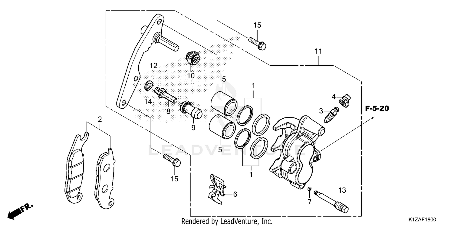 FRONT BRAKE CALIPER
