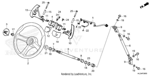 Steering Wheel@steering  Shaft Schematic