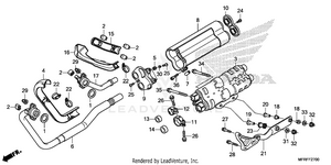 Exhaust Muffler Schematic