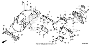 Rear Fender Schematic