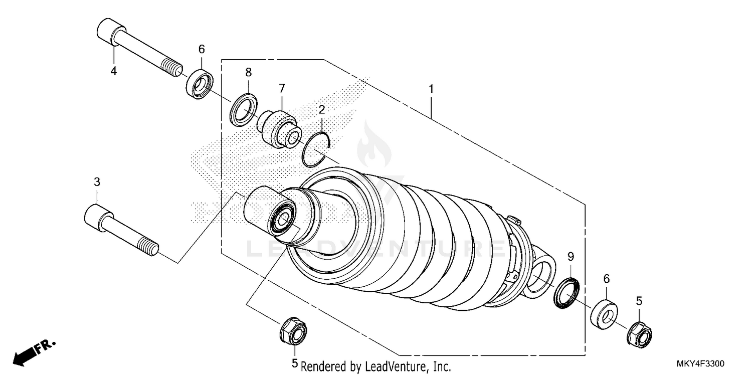 REAR SHOCK ABSORBER