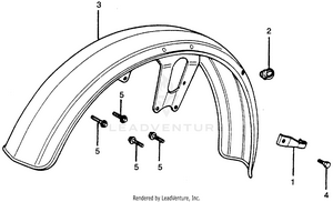 Front Fender Schematic