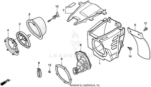 Air Cleaner 90-91 Schematic