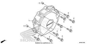 Alternator Cover (1) Schematic