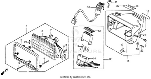 Headlight + Headlight Case Schematic