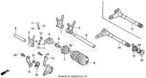 Gearshift Drum Schematic