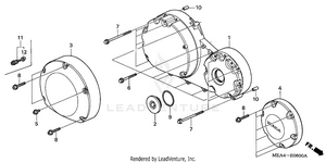 Right Crankcase Cover Schematic