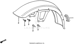 Front Fender Schematic