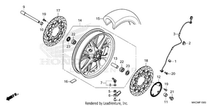 Front Wheel Schematic