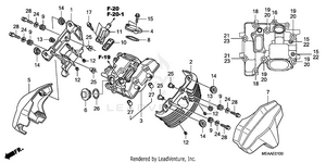 Front Cylinder Head Cover Schematic