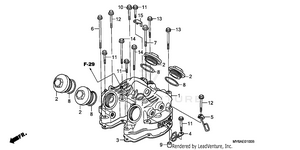Cylinder Head Cover Schematic