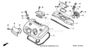 Cylinder Head Cover ('02/'03/'04'05-a/cm) Schematic