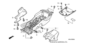 Rear Fender (cbr1000rr) Schematic