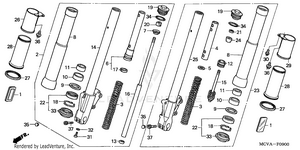 Front Fork Schematic
