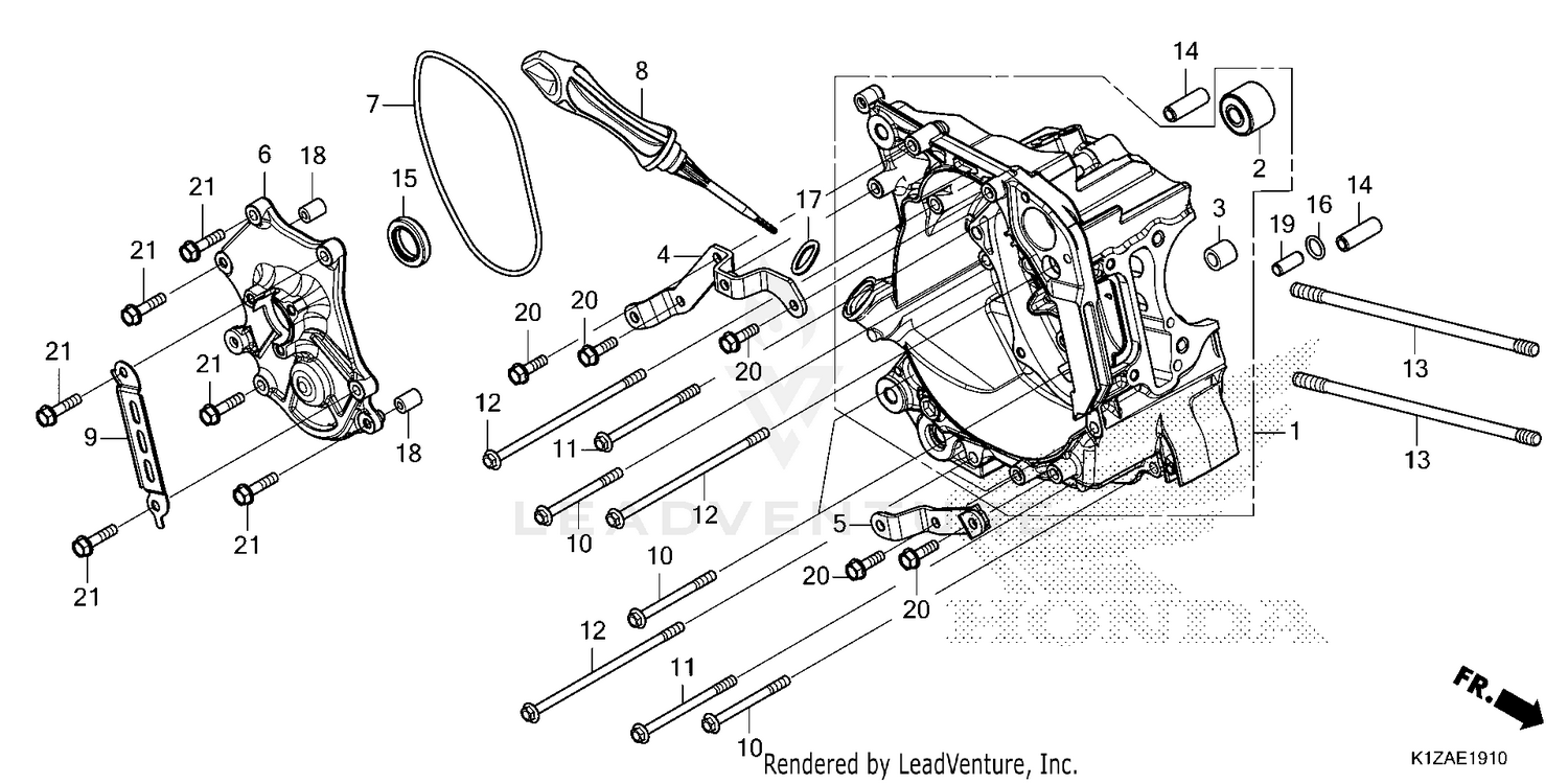 RIGHT CRANKCASE