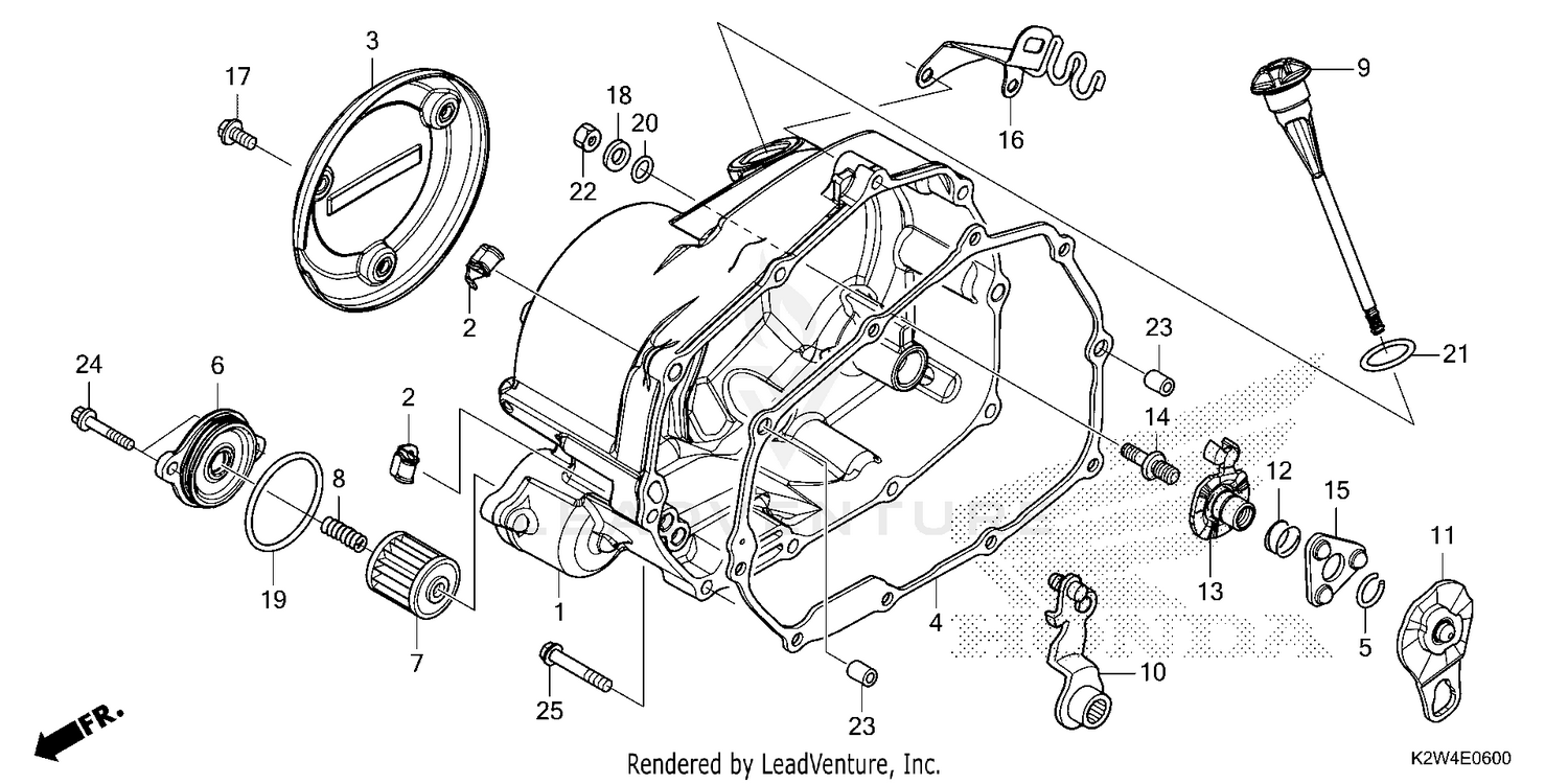 RIGHT CRANKCASE COVER