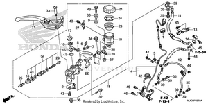 Front Brake Master       Cylinder (2) Schematic