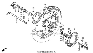 Rear Wheel Schematic