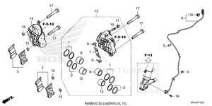 Front Brake Caliper Schematic