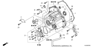 Alternator Cover Schematic