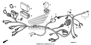 Wire Harness (trx250te) Schematic