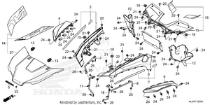 Front Fender@hood Schematic