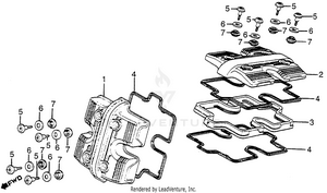 Cylinder Head Cover Schematic