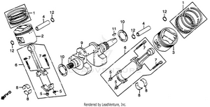 Crankshaft + Piston Schematic