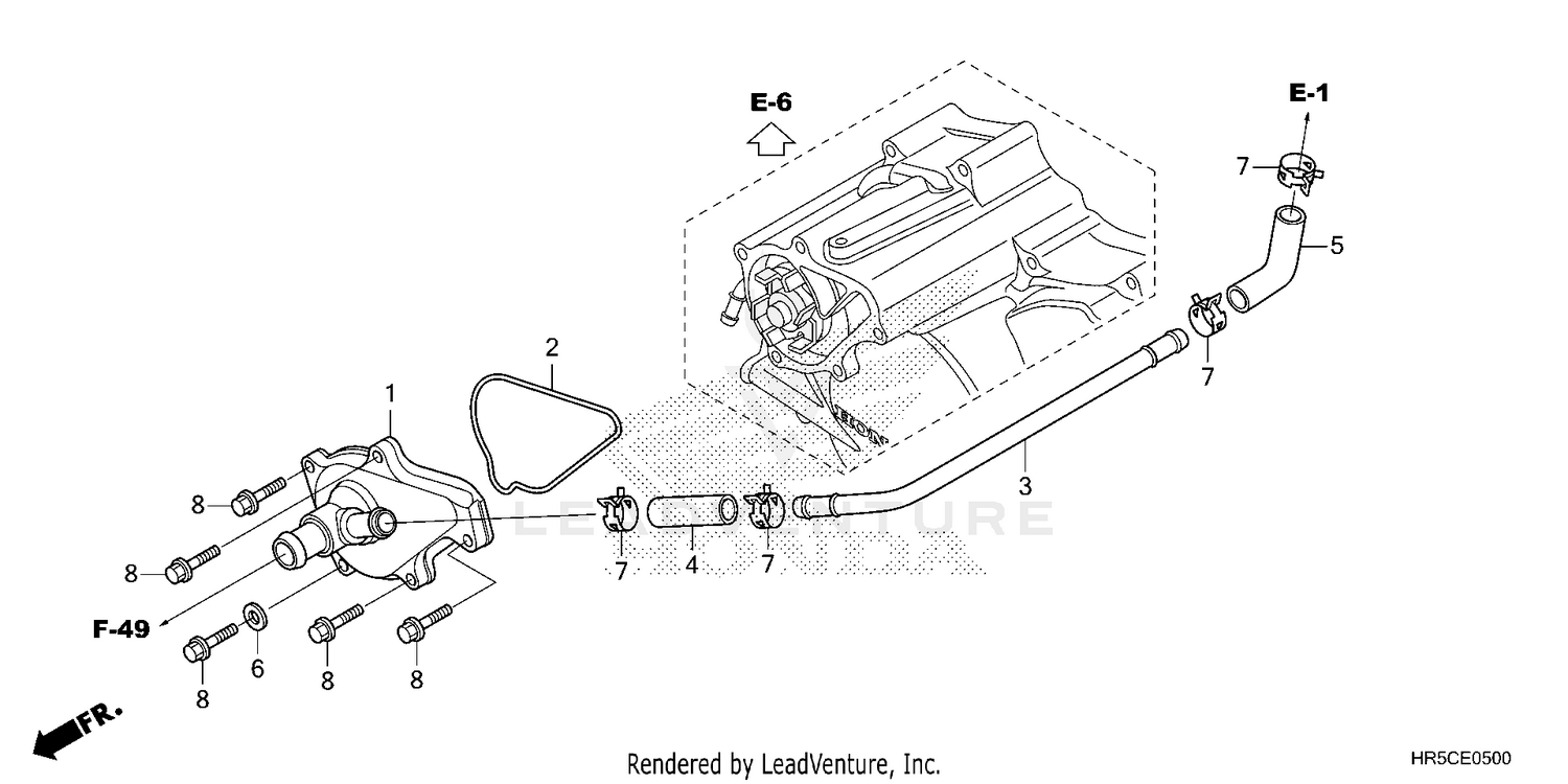 WATER PUMP COVER