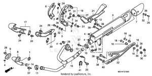 Muffler (vtx1800c) Schematic