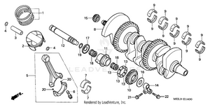 Crankshaft + Piston Schematic