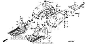 Rear Fender Schematic