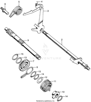 Kick Starter + Gear Charge Schematic