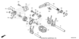 Gearshift Drum Schematic