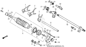 Gearshift Drum Schematic