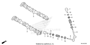 Camshaft@valve Schematic