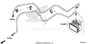 Brake Pipe Schematic
