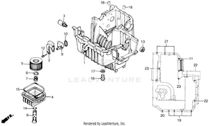 Lower Crankcase Schematic