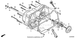 Right Crankcase Cover Schematic