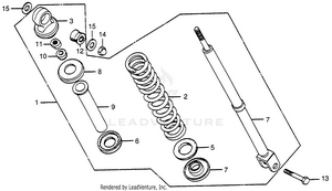 Rear Shock Absorber Schematic