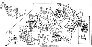 Carburetor Assy. + Carburetor Link Schematic