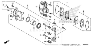 Front Brake Caliper Schematic