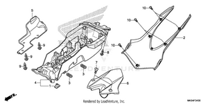 Rear Fender (1) Schematic