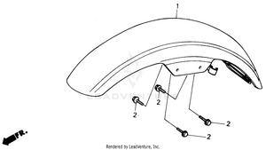Front Fender Schematic