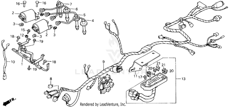 1988 Honda CBR1000F OEM Parts