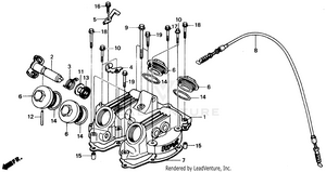 Cylinder Head Cover Schematic