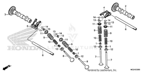 Camshaft@valve Schematic
