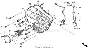 Right Crankcase Cover Schematic
