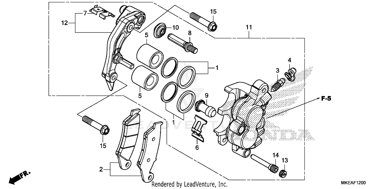 FRONT BRAKE CALIPER