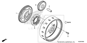 Starting Clutch Schematic